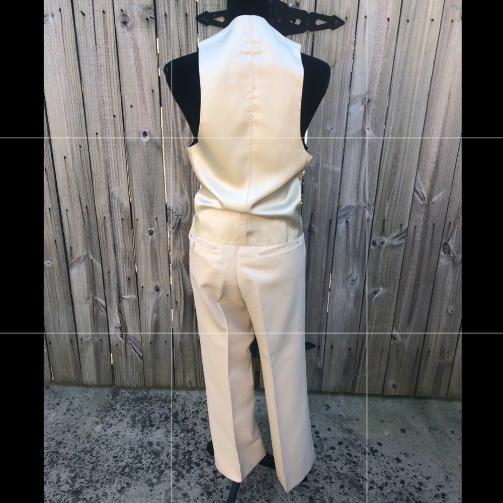 Vtg 1970s Johnny Carson 3 Piece Leisure Suit Tailored For Fine Bros.-Matison Co - Picture 4 of 16